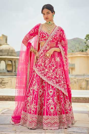 Kalighata Hiya Bridal Lehenga Set