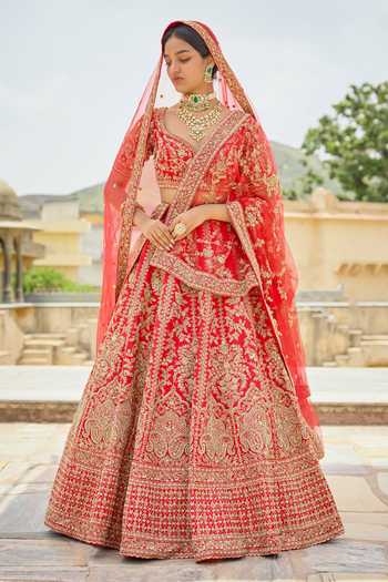 Kalighata Ishwari Bridal Lehenga Set