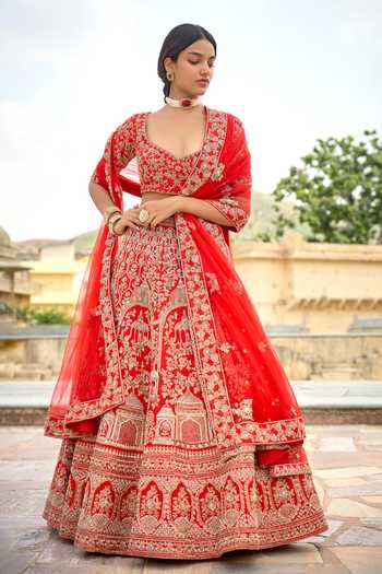 Kalighata Nysa Bridal Lehenga Set