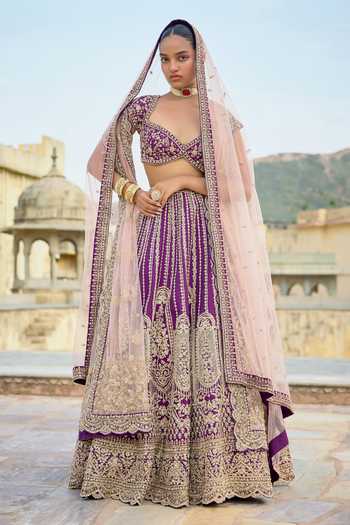 Kalighata Omaya Embroidered Lehenga Set
