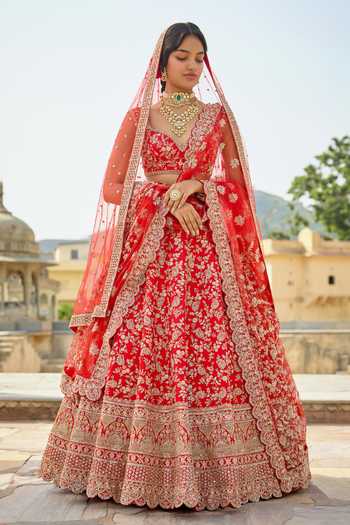 Kalighata Satvika Bridal Lehenga Set