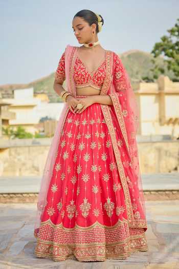 Kalighata Shanaya Bridal Lehenga Set