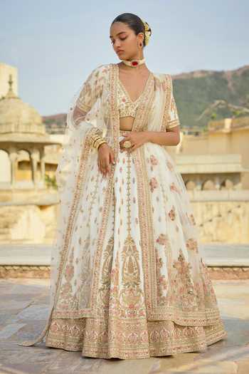 Kalighata Yamuna Bridal Lehenga Set
