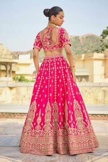 Kalighata Yamuna Bridal Lehenga Set