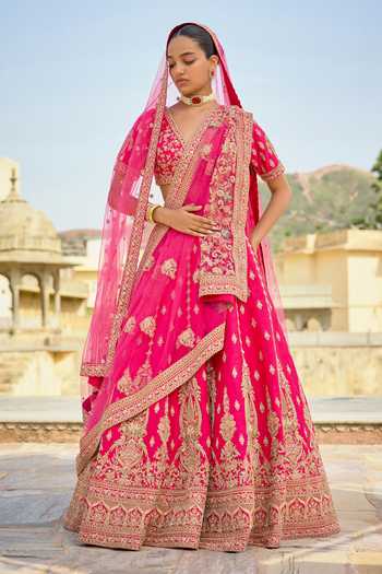 Kalighata Yamuna Bridal Lehenga Set