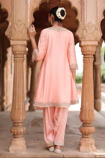 Sheetal Batra Maham Embroidered Short Anarkali Salwar Set