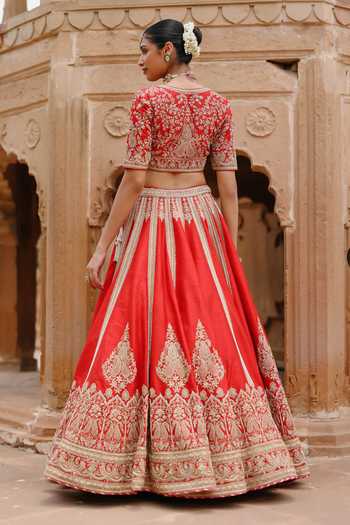 Sheetal Batra Mahroz Embroidered Bridal Lehenga Set 
