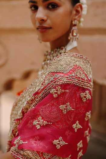 Sheetal Batra Orange , Organza Square Neck Nagma Embroidered Raw Lehenga Set Online at Aza Fashions Sheetal Batra_Orange , Organza Square Neck Nagma Embroidered Raw Lehenga Set _Online_at_Aza_Fashions