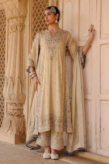 Sheetal Batra Nazaara Embroidered Kalidar Chauga Set 