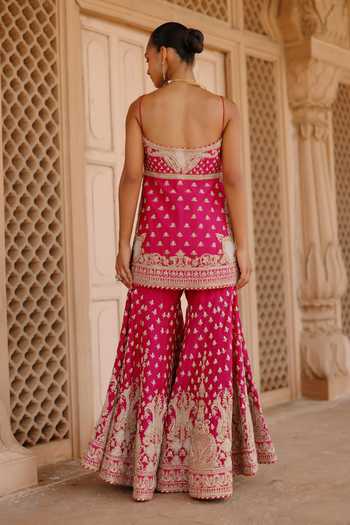 Sheetal Batra Nisbat Embroidered Kurta Gharara Set 
