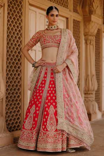 Sheetal Batra Nusrat Embroidered Kali-in-Kali Lehenga Set 