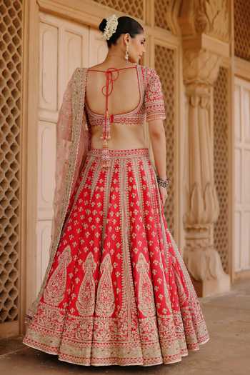 Sheetal Batra Nusrat Embroidered Kali-in-Kali Lehenga Set 