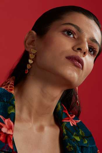 Buy The Slow Studio Gold Plated Many Moons Earrings Online at Aza Fashions Buy_The Slow Studio_Gold Plated Many Moons Earrings _Online_at_Aza_Fashions