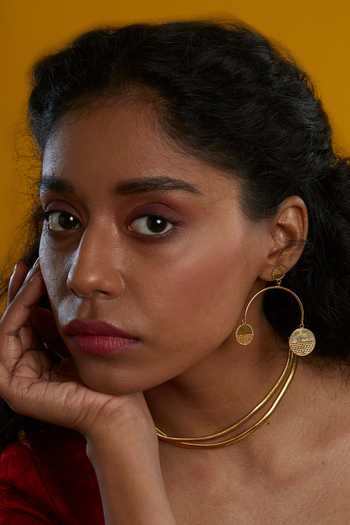 The Slow Studio Balance Embellished Earrings 