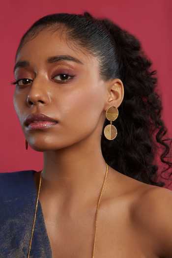 The Slow Studio Eclipse Embellished Earrings 