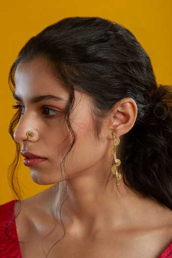 The Slow Studio Perspective Embellished Earrings 