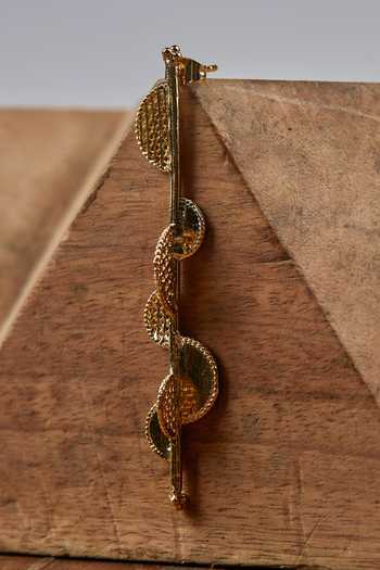 Buy The Slow Studio Gold Plated Perspective Embellished Earrings Online at Aza Fashions Buy_The Slow Studio_Gold Plated Perspective Embellished Earrings _Online_at_Aza_Fashions