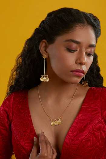 The Slow Studio Pendulum Shaped Earrings 