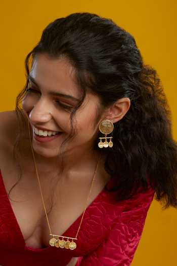 The Slow Studio Umbra Embellished Earrings 