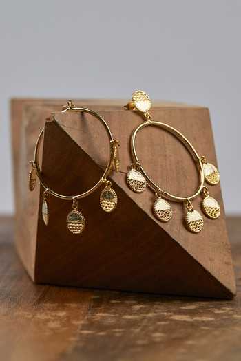 The Slow Studio Comet Hoop Earrings 