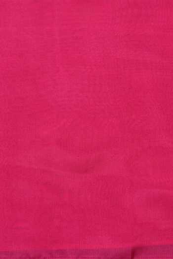 Sacred Weaves_Pink Silk Tassel Bordered Saree _Online_at_Aza_Fashions