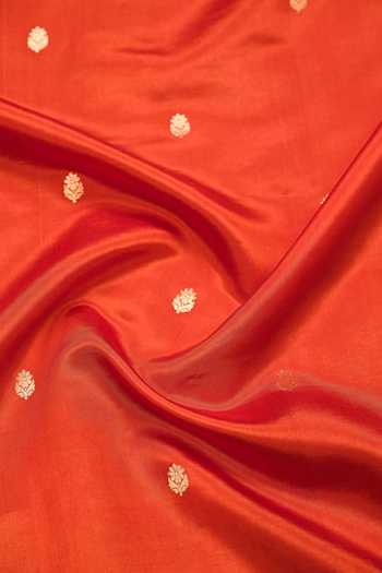Buy Sacred Weaves Orange Silk Cow Woven Saree Online at Aza Fashions Buy_Sacred Weaves_Orange Silk Cow Woven Saree _Online_at_Aza_Fashions