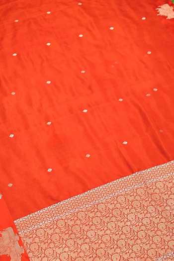 Sacred Weaves Silk Animal Woven Saree 