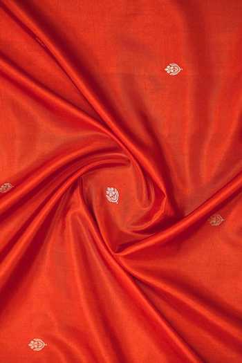 Buy Sacred Weaves Orange Silk Animal Woven Saree Online at Aza Fashions Buy_Sacred Weaves_Orange Silk Animal Woven Saree _Online_at_Aza_Fashions