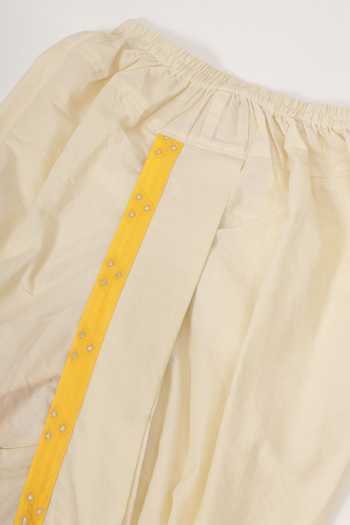 Buy_Little Bansi_Yellow Cotton Embroidery Kurta And Dhoti Pant Set 