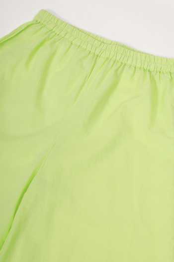 Little Bansi_Green Cotton Embroidered Kurta Sharara Set _Online_at_Aza_Fashions