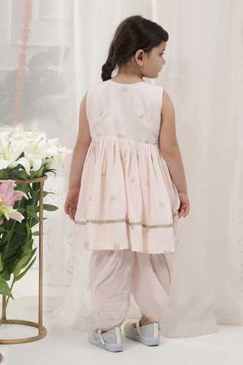 Little Bansi Embroidered Kurta & Salwar Set 