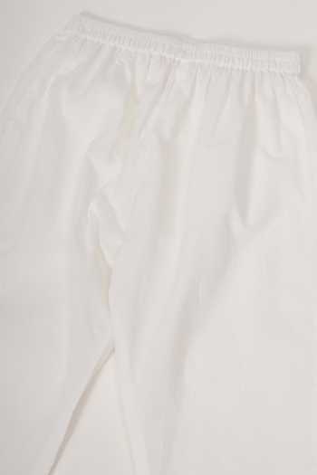 Little Bansi_Orange Cotton Embroidered Kurta Pyjama Set _Online_at_Aza_Fashions