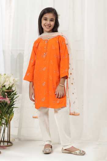 Little Bansi Embroidered Kurta Pyjama Set 