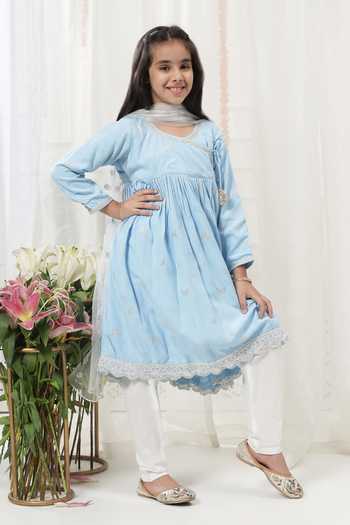 Little Bansi Embroidered Kurta Set 