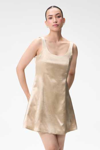Tara And I Champagne Mini Dress
