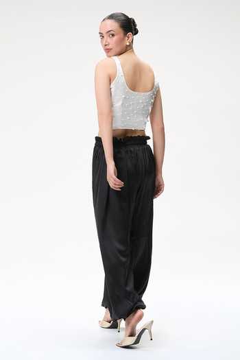 Tara And I Ivory Embellished Corset Top