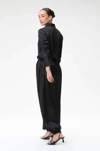 Tara And I Black Silk Shirt
