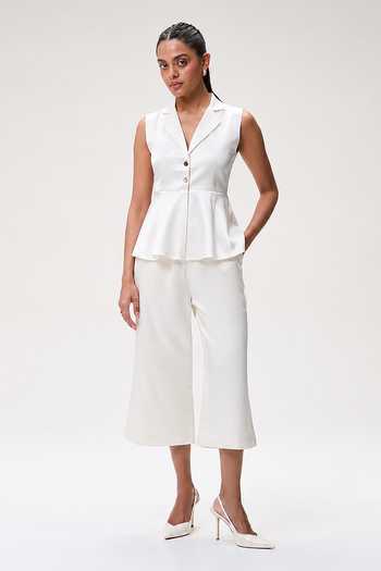 Shop Tara And I Ivory Silk Notched Neck Gajji Peplum Jacket Online at Aza Fashions Shop_Tara And I_Ivory Silk Notched Neck Gajji Peplum Jacket _Online_at_Aza_Fashions