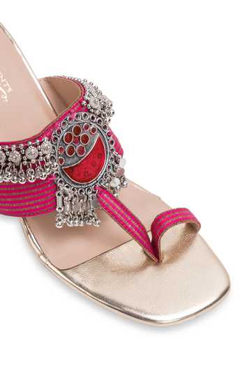 Shop_5elements_Gold Raqsheel Embellished Heels 