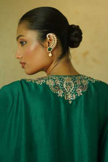 Deep Thee Placement Embroidered Kaftan 