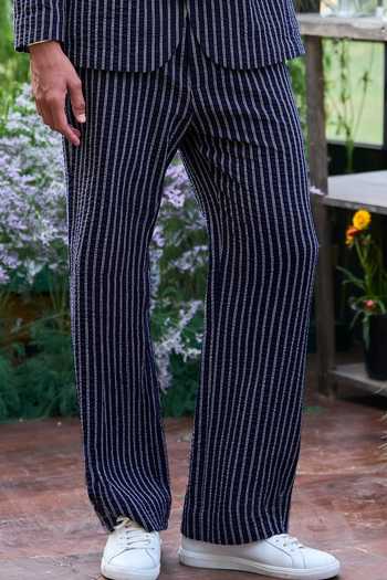 Shop Dash and Dot Blue Cotton Seersucker Stripe Print Suit Set Online at Aza Fashions Shop_Dash and Dot_Blue Cotton Seersucker Stripe Print Suit Set _Online_at_Aza_Fashions