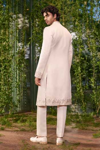 Jigar & Nikita Shvet Agni The Fearless King Sherwani Set 