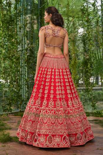Jigar & Nikita Mrig Vachan The Deers Promise Bridal Lehenga Set 