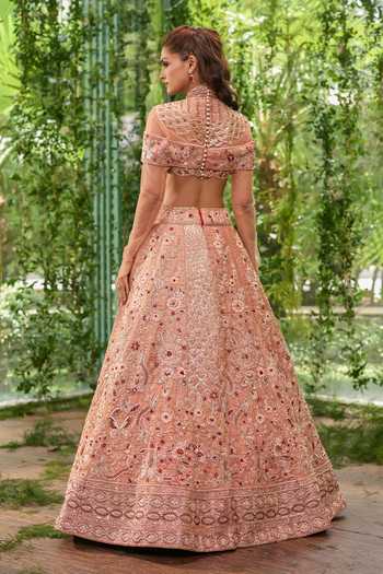 Jigar & Nikita Zardozi Embroidered Bridal Lehenga Set 