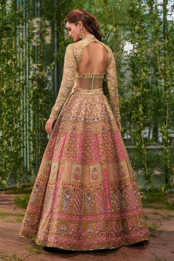 Jigar & Nikita Aranya The Forest Symphony Bridal Lehenga Set 