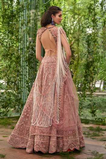 Jigar & Nikita Muktika The Pearl Blossom Lehenga Set 