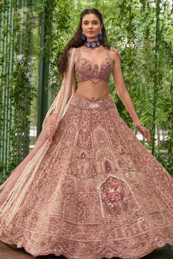 Jigar & Nikita Muktika The Pearl Blossom Lehenga Set 
