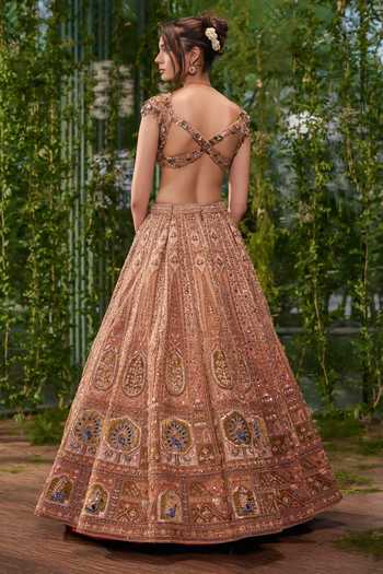 Jigar & Nikita Mayur Mukut The Crowned Peacock Bridal Lehenga Set 