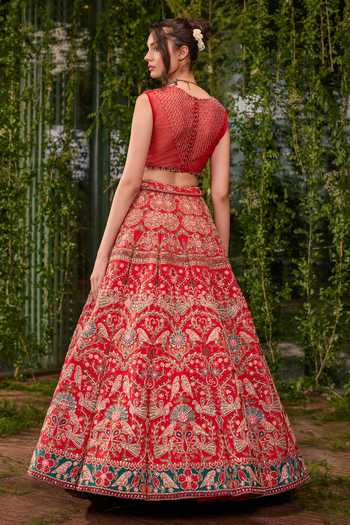 Jigar & Nikita Udaan The Bird Of Hope Bridal Lehenga Set 