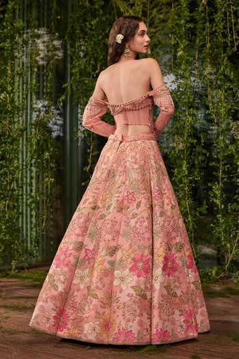 Jigar & Nikita Tarini The Heirloom Corset Lehenga Set 